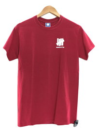 【中古】UNDEFEATED◆Tシャツ/S/コットン/RED/777078001112【メンズウェア】