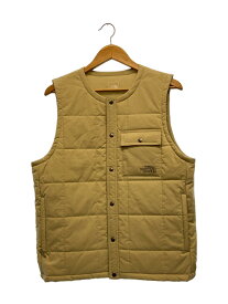 【中古】THE NORTH FACE◆MEADOW WARM VEST_メドウウォームベスト/M/ポリエステル/IVO【メンズウェア】