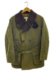 【中古】Barbour◆MACKINAW WAX JACKET/ジャケット/XS/コットン/KHK/1902074【メンズウェア】