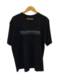 【中古】NEIGHBORHOOD◆ネイバーフッドTシャツ/L/コットン/BLK/無地/21PCNH-ST04//【メンズウェア】