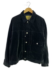 【中古】SEVEN BY SEVEN◆1ST TYPE CORDUROY JACKET/ジャケット/M/コットン/BLK/800-2225035【メンズウェア】