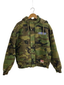 【中古】Supreme◆×mitchell&ness/24FW/Twill Stadium Jacket/M/コットン/KHK/カモフラ【メンズウェア】