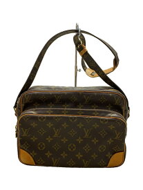 【中古】LOUIS VUITTON◆ナイル_モノグラム・キャンバス_BRW/PVC/BRW【バッグ】