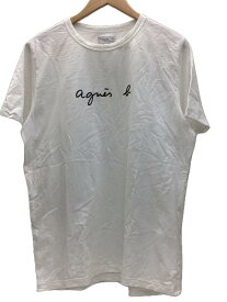 【中古】agnes b. homme◆アニエスベーオム/Tシャツ/3/コットン/ホワイト/プリント/EA65S137//【レディースウェア】