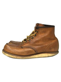 【中古】RED WING◆サイドゴアブーツ/US9/BRW/レザー/875/汚れ・ソールすり減り有【シューズ】