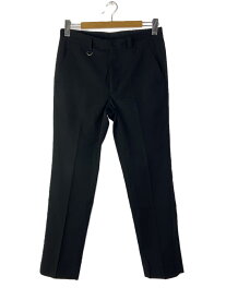 【中古】SOPHNET.◆23ss/SUPER BLACK WOOL STRAIGHT PANTS/スラックスパンツ/S/ウール/ブラック【メンズウェア】