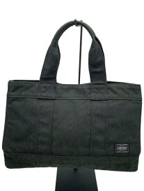 【中古】PORTER◆トートバッグ/キャンバス/GRY/592-06578【バッグ】