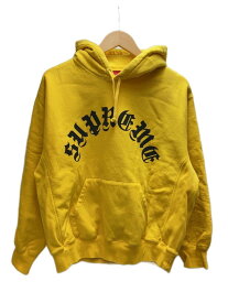 【中古】Supreme◆24AW/Printed Arc Hooded Sweatshirt/パーカー/S/コットン/YLW【メンズウェア】