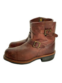 【中古】CHIPPEWA◆エンジニアブーツ/US8.5/BRW/ブラウン【シューズ】