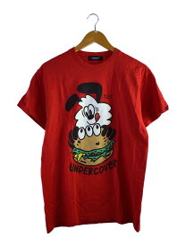 【中古】UNDERCOVER◆22AW/VERDY TEE/ハンバーガー/コットン/RED/UC2B9816【メンズウェア】