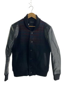 【中古】DIET BUTCHER SLIM SKIN◆スタジャン/2/ウール/マルチカラー/チェック【メンズウェア】