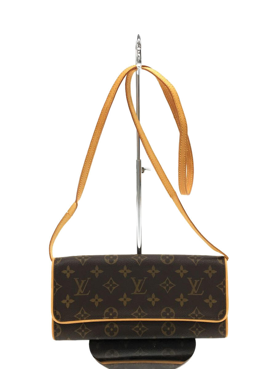 Japan Used Bag] Used Louis Vuitton Pochette Twin Pm  Monogram/Pvc/Brown/M51854/C