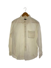 【中古】Engineered Garments◆長袖シャツ/M/コットン/WHT【メンズウェア】