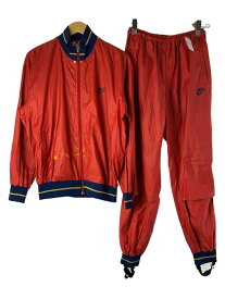 【中古】NIKE◆セットアップ/L/ポリエステル/RED/紺タグ/80s～90s/汚れ有【メンズウェア】