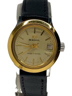 【中古】Seagull◆手巻腕時計/アナログ/レザー//【服飾雑貨他】