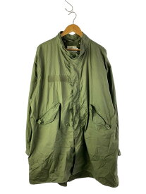 【中古】US.ARMY◆モッズコート/L/コットン/KHK/無地/8415-00-782-3219/ライナー欠品/ホツレ有【メンズウェア】