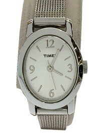 【中古】TIMEX◆クォーツ腕時計/アナログ/--/SLV/SLV/SR521SW【服飾雑貨他】