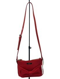 【中古】kate spade new york◆ショルダーバッグ/PVC/RED【バッグ】