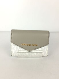 【中古】MICHAEL KORS◆6連/キーケース/レザー/ホワイト/総柄/レディース/35S2GTVD5B【服飾雑貨他】