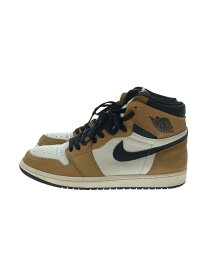 【中古】NIKE◆AIR JORDAN 1 RETRO HIGH OG/エアジョーダン1レトロハイ/ベージュ/27.5cm/BEG【シューズ】