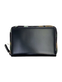 【中古】soglia◆soft glass round wallet/財布/レザー/BLK/メンズ【服飾雑貨他】