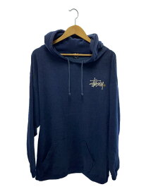 【中古】STUSSY◆パーカー/--/コットン/NVY/無地【メンズウェア】