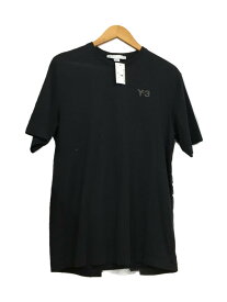 【中古】Y-3◆20SS GFX SS TEE Tシャツ/XS/コットン/BLK/GK5780【メンズウェア】