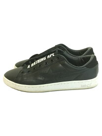 【中古】BAPE STA!◆ベイプスタ/ローカットスニーカー/FOOTSOLDIER/28cm/ブラック/黒/レザー【シューズ】