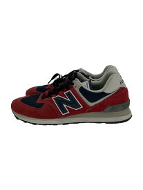 【中古】NEW BALANCE◆ML574/レッド/26.5cm/RED【シューズ】