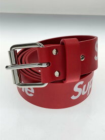 【中古】Supreme◆REPEAT LEATHER BELT/ベルト/レザー/RED/メンズ//【服飾雑貨他】