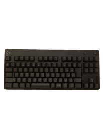 【中古】Logicool◆キーボード PRO X Gaming Keyboard G-PKB-002 青軸 [ブラック]【パソコン】