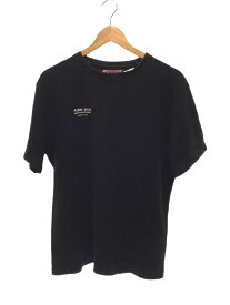 【中古】ADER ERROR◆Tシャツ/3/コットン/BLK/無地【メンズウェア】