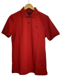 【中古】BURBERRY GOLF◆ポロシャツ/3/RED/赤/E5P50-300-16【メンズウェア】