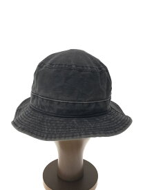 【中古】NEWYORK HAT&CAP CO.◆バケットハット/--/コットン/GRY/メンズ【服飾雑貨他】