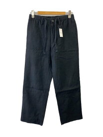 【中古】ISSEY MIYAKE MEN◆ボトム/1/リネン/BLK/無地/ME91FF143【メンズウェア】