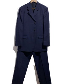 【中古】Yohji Yamamoto COSTUME D’HOMME◆三つ釦ジャケット/セットアップ/2/ウール/NVY/無地/HK-J80-150【メンズウェア】