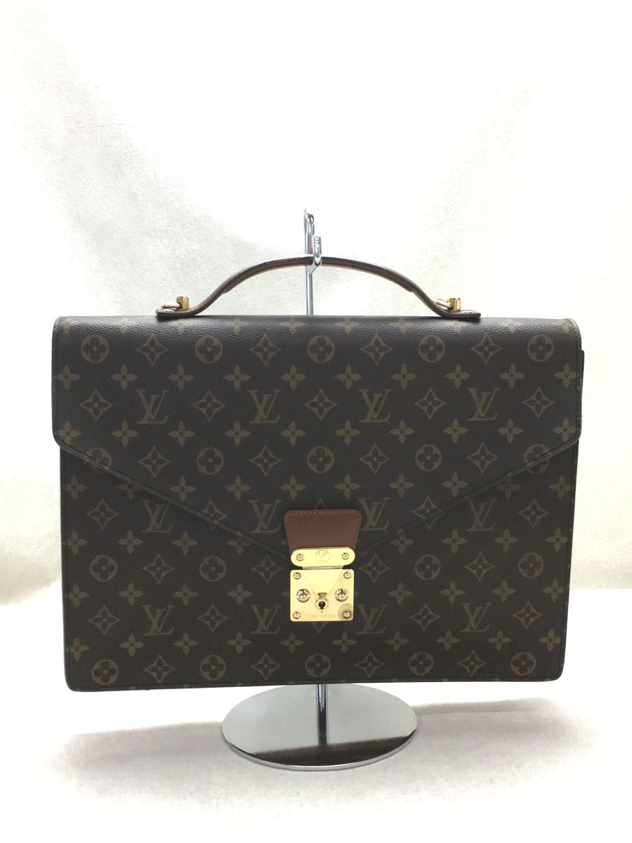 Used Louis Vuitton Monceau/Shoulder String Missing Item/Second  Bag/Pvc/Brw/Total