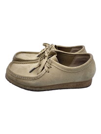 【中古】Clarks◆ブーツ/27cm/BEG/スウェード/26773/Original/Wallabee【シューズ】