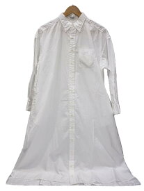 【中古】Engineered Garments◆シャツワンピース/--/コットン/WHT【レディースウェア】