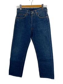 【中古】Levi’s◆ストレートパンツ/31/コットン/IDG/無地【メンズウェア】