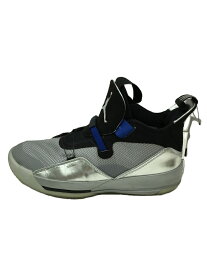 【中古】NIKE◆AIR JORDAN XXXIII PF/27cm/SLV【シューズ】