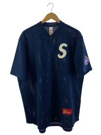 【中古】Supreme◆半袖シャツ/RN101837/supreme Logo Baseball Henley【メンズウェア】