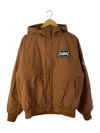 【中古】X-LARGE◆ナイロンジャケット/NYLON PUFFER JACKET/M/ナイロン/BRW/101203021005【メンズウェア】