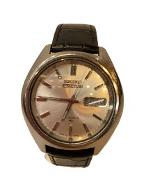 【中古】SEIKO◆5ACTUS/自動巻腕時計/アナログ/--/SLV/BLK【服飾雑貨他】