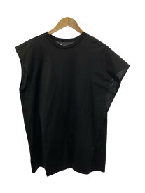 【中古】UJOH◆Tシャツ/2/コットン/BLK/無地/u771-t02-002【レディースウェア】