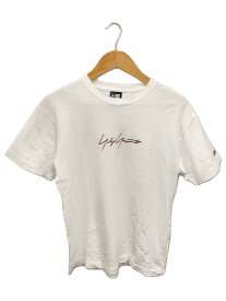 【中古】YOHJI YAMAMOTO◆NEW ERA TEE/Tシャツ/S/コットン/WHT/HC-T96-076//【メンズウェア】