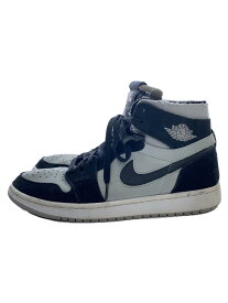 【中古】NIKE◆AIR JORDAN 1 ZOOM CMFT_エア ジョーダン 1 ズーム コンフォート/27cm/GRY【シューズ】