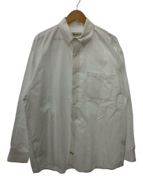 【中古】EDDIE BAUER◆90s/シンガポール製/長袖シャツ/L/コットン/WHT//【メンズウェア】