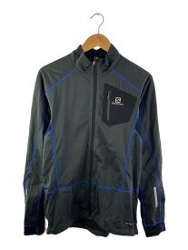 【中古】salomon◆ナイロンジャケット/M/ナイロン/GRY/無地/Z20001【メンズウェア】