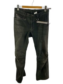 【中古】HYOD◆レザーパンツ/バイクパンツ/D3O/スポーツウェアー/33/ブラック/ヒョウドウ//【スポーツ】